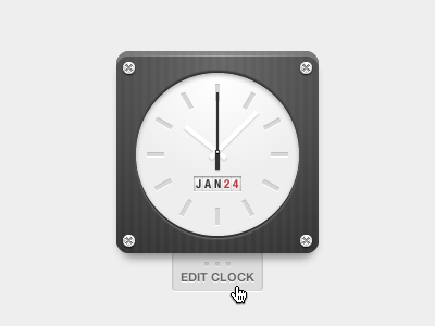 Clock adobe fireworks clock watch