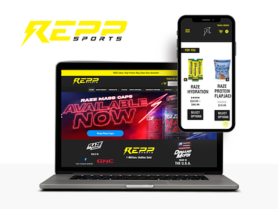 Website, SEO & Marketing (REPP Sports) design graphic design web website
