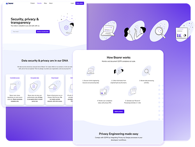 Marketing & Product Illustrations for Tech Start-Up figma french illustrator illustrations procreateapp webdesign webflow