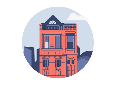 Townhouse Illustration illustration