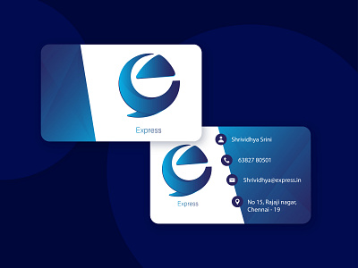 Business Card for Express branding design illustration logo logo design minimal vector