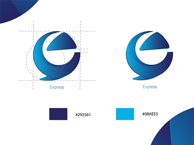 Express Logo Making Process branding design illustration lockdown logo logo design minimal vector