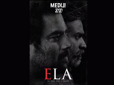 Movie poster for ELA graphic design minimal posterdesign
