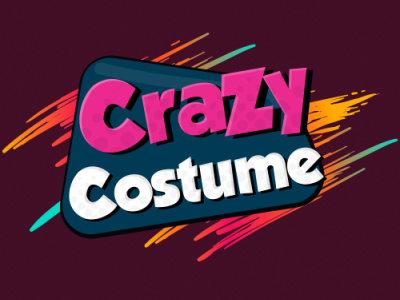 Crazy Costume costume design logo mascot photoshop