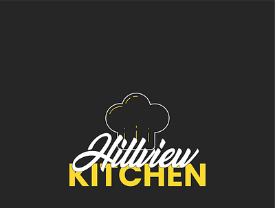 Hillview Kitchen Logo graphic design logo