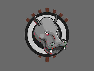 Angry Bull Mascot Logo