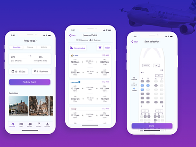 Syline flight booking app