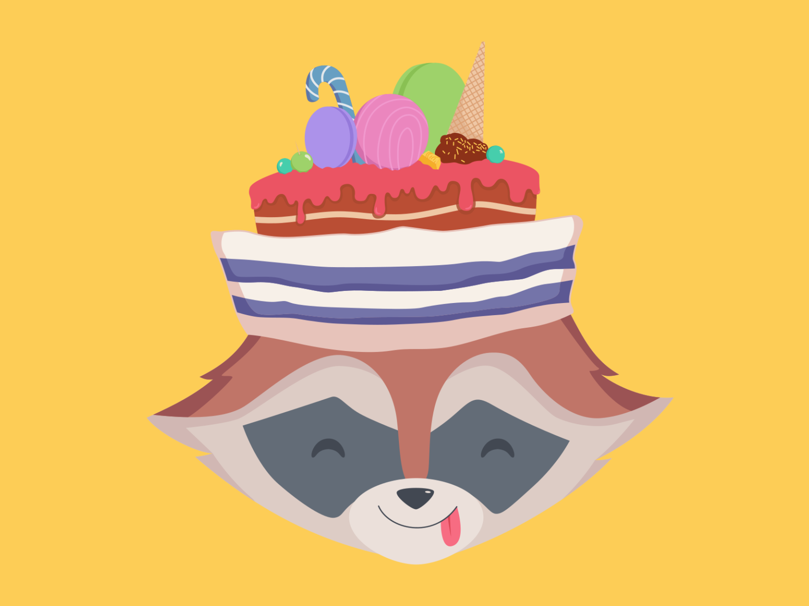 raccoon-the-captain-of-the-ship-by-abbasy-on-dribbble