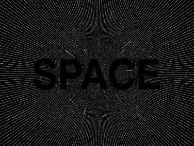 S P A C E ae effect motion motion graphic shape space text