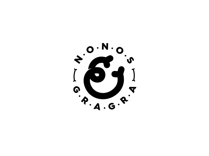 Nonos & Gragra Logo animation ink logo motion screenprinting