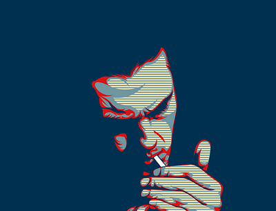 Obama Hope style- Vector art