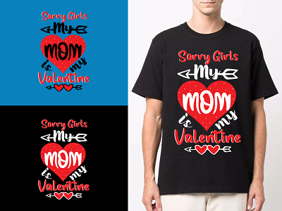 Mom valentines day typography design. calligraphy valentines custom tshirt design february fiverr t shirt design graphicdesign illustration mom love t shirt design typography