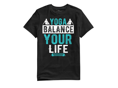 Yoga ninja T shirt Design Beautiful Typography' Men's T-Shirt