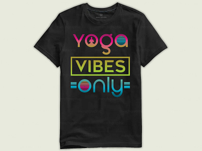 Yoga t shirt design