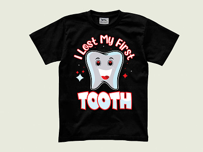 I lost my first tooth typography t shirt design custom tshirt design funny kids funny t shirt design graphicdesign illustration kids kids t shirt design lost tooth shirt design t shirt design t shirt design t shirt vector t shirts tooth tooth t shirt design typography