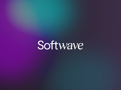 Softwave - Work in progress wordmark logo