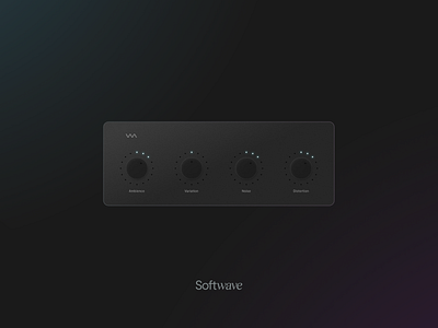 Softwave - Audio Interface audio clean design flat illustration minimal neomorphic skeuomorphic ui web design