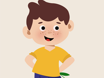 Boy design illustration vector