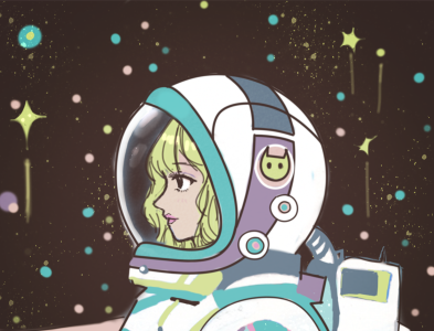 Astronaut Dream illustration art spacejump