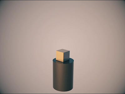 annoying cube 3d animation jump kinetic motion graphics