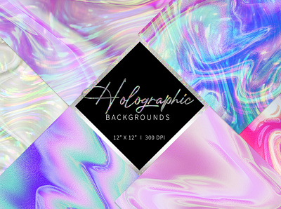 Holographic Backgrounds holographic texture