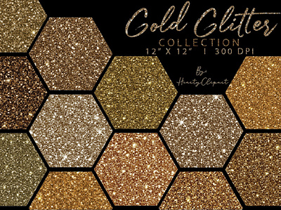 Gold glitter Collection