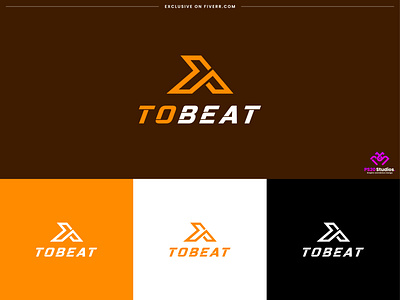 initial iconic design - tobeat branding identity