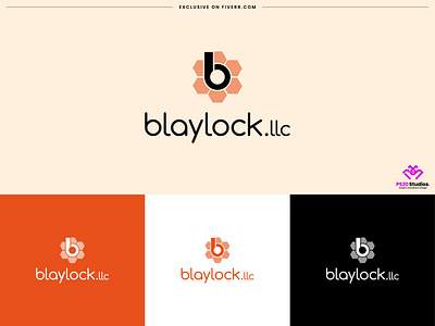 initial logo design - blaylock branding identity
