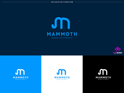 elephant logo design - mammoth branding identity