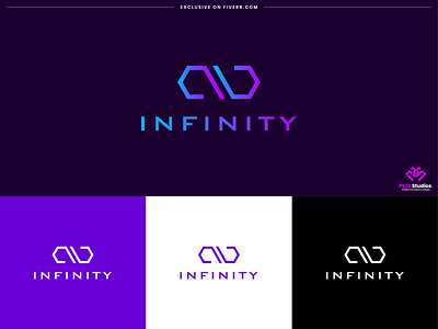 infinity logo design - infinity branding identity