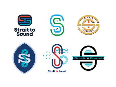 Double S bellingham branding british columbia canada georgia strait lettermark monogram music festival pacific northwest pnw puget sound s logo sound ss typography vancouver