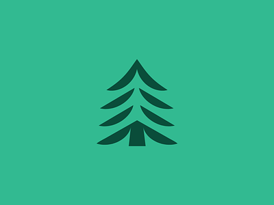 Perfect Little Tree cascadia evergreen evergreen state icon logo mountain range pacific northwest pnw rainier scalable seattle simple tree tree logo washington state
