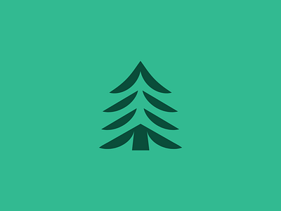Perfect Little Tree cascadia evergreen evergreen state icon logo mountain range pacific northwest pnw rainier scalable seattle simple tree tree logo washington state