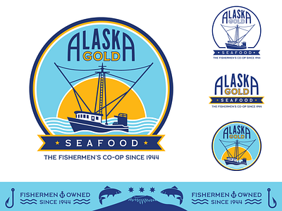 Alaska Gold Seafood Rebrand