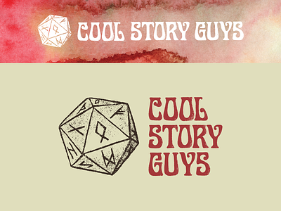 Cool Story Guys art nouveau d20 display art three dungeons and dragons fantasy gerald gallo logo design science fiction tolkien