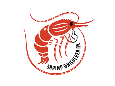 The Shrimp Whisperer alaska crustacean ddc hardware design fishing illustration illustrator logo sea creature seafood shrimp vector