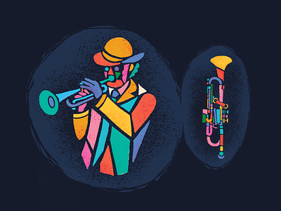 Multicolored Trumpet