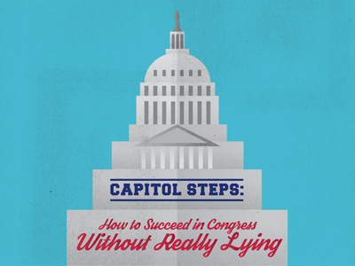 Capitol Steps building capitol comedy congress dc grain illustration texture vector