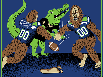 Seattle Seahawks by Khisnen Pauvaday on Dribbble