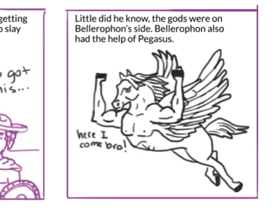 Buff Pegasus animation anthropomorphic comic greek horse illustration motion graphics mythology pegasus web comic wings