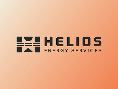 Helios Energy Services brand energy geometric green energy helios identity logo maintenance solar solar panel sun