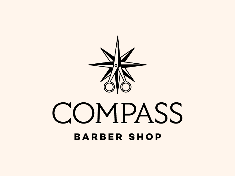 Compass Barber Shop by Brad Lockhart on Dribbble