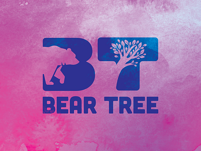 Bear Tree _final_final_final bear brand grizzly identity logo negative space silhouette tree