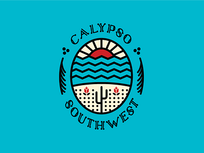 Episode 3: The Return of Calypso badge cactus caribbean culinary food truck graphic design logo design pdx portland seal street food typography