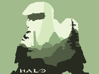 Halo Olly Moss Dribbble