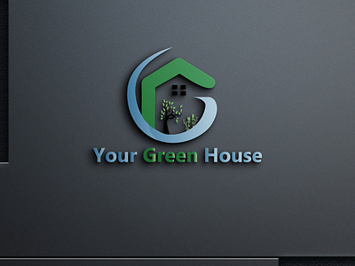 green house adobe illustrator advertising company logo grapicdesign logodesign vector