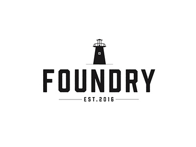Foundry black and white heritage industrial lighthouse