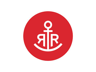 Red Rover anchor nautical rr san serif seattle. yacht ship