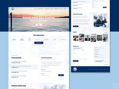 Sandy Hook Bay Anglers Fishing Club WordPress Web Design