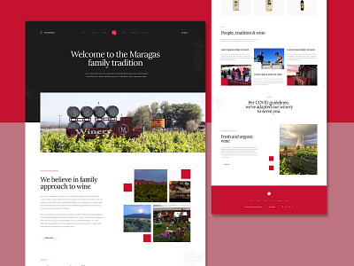 Maragas Winery WordPress Web Design